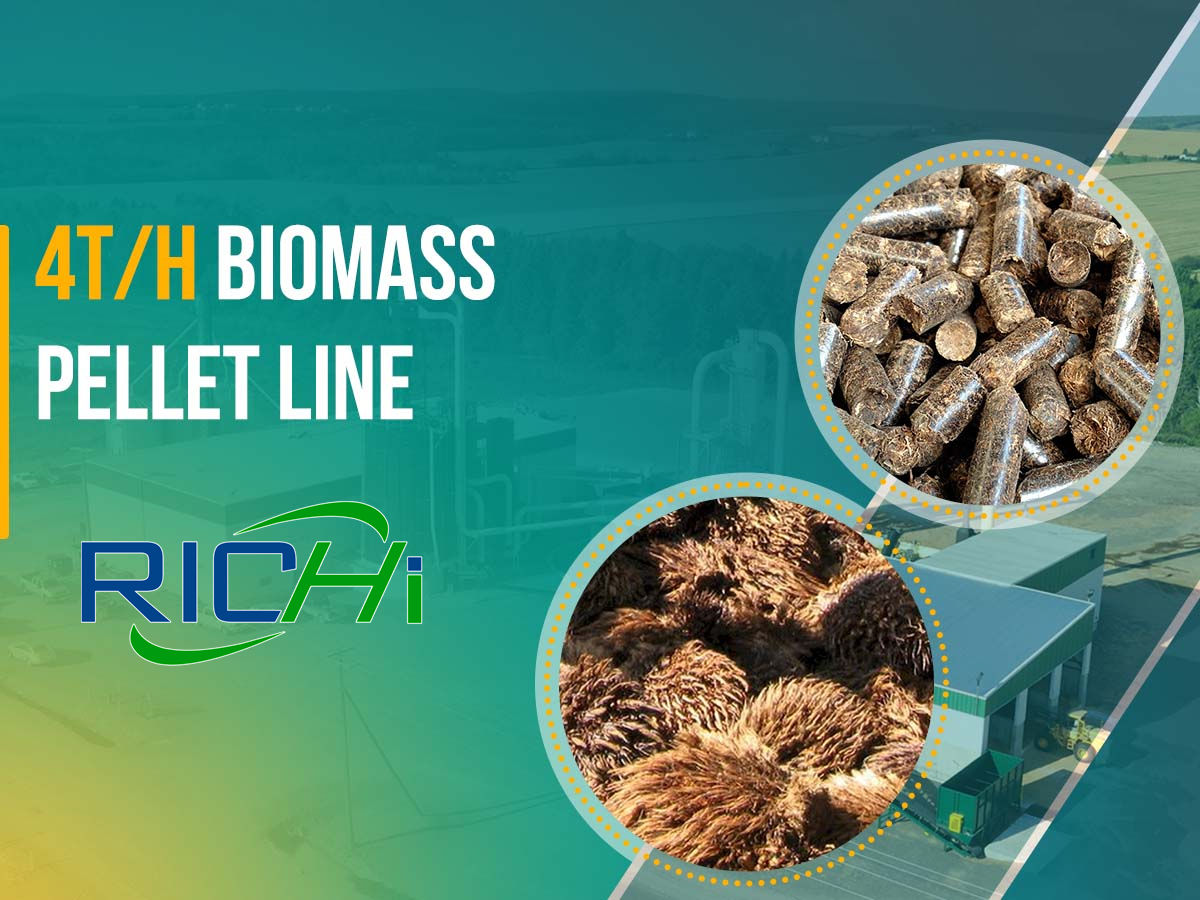 4TPH BIOMASS pellet line cost