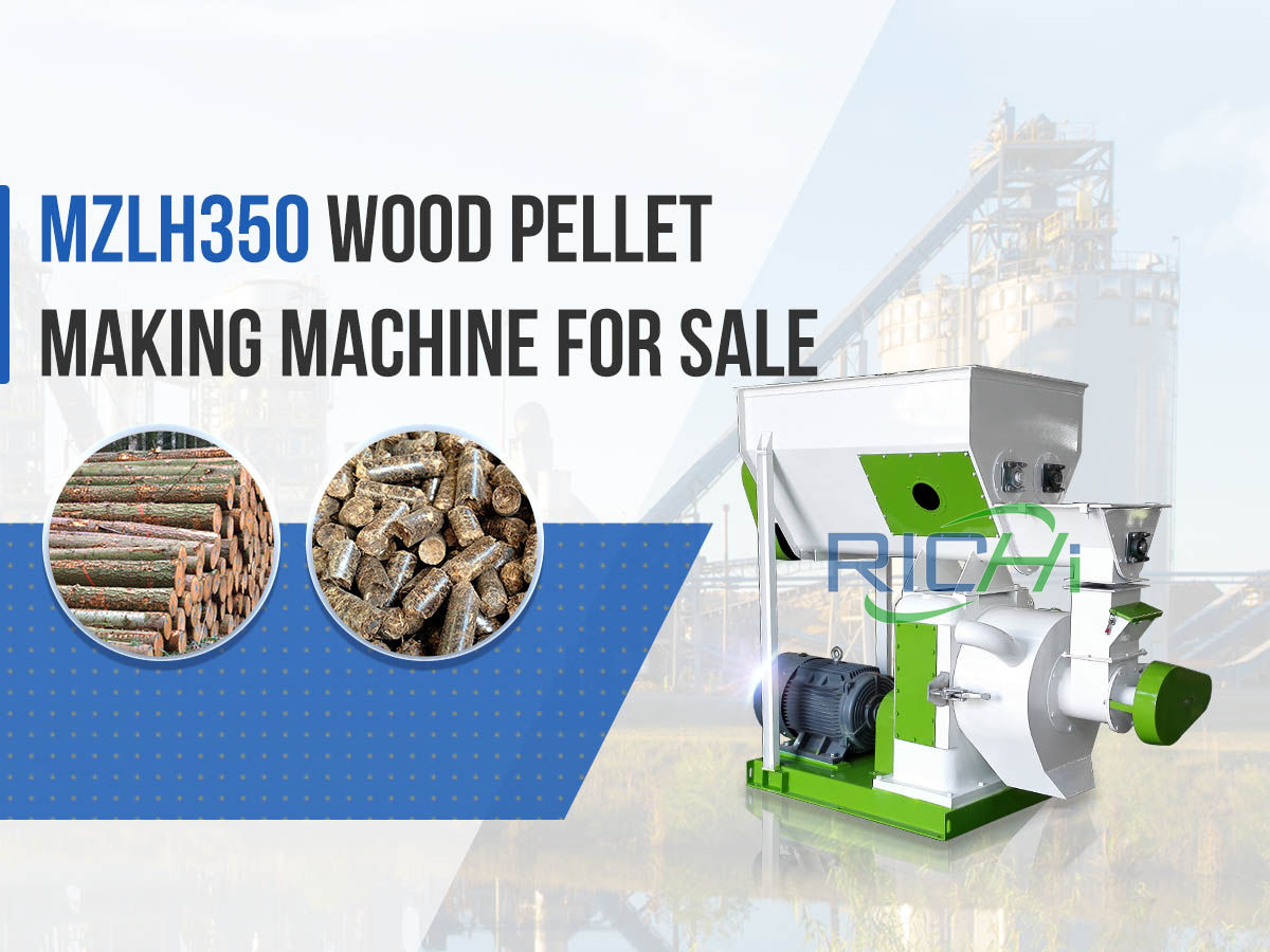 MZLH350 complete wood pellet extruder machine For Sale