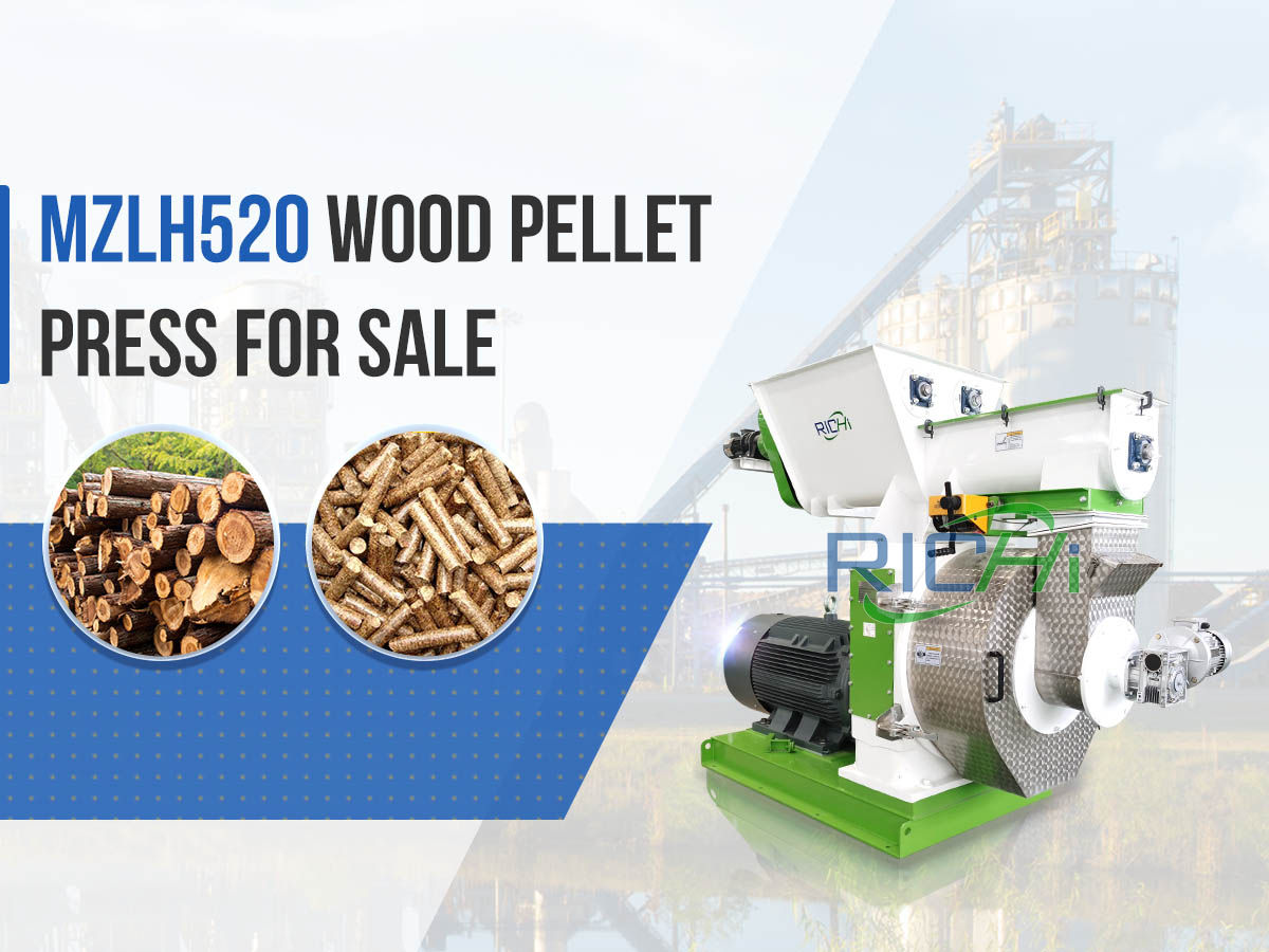 MZLH520 complete Wood Pellet press For Sale