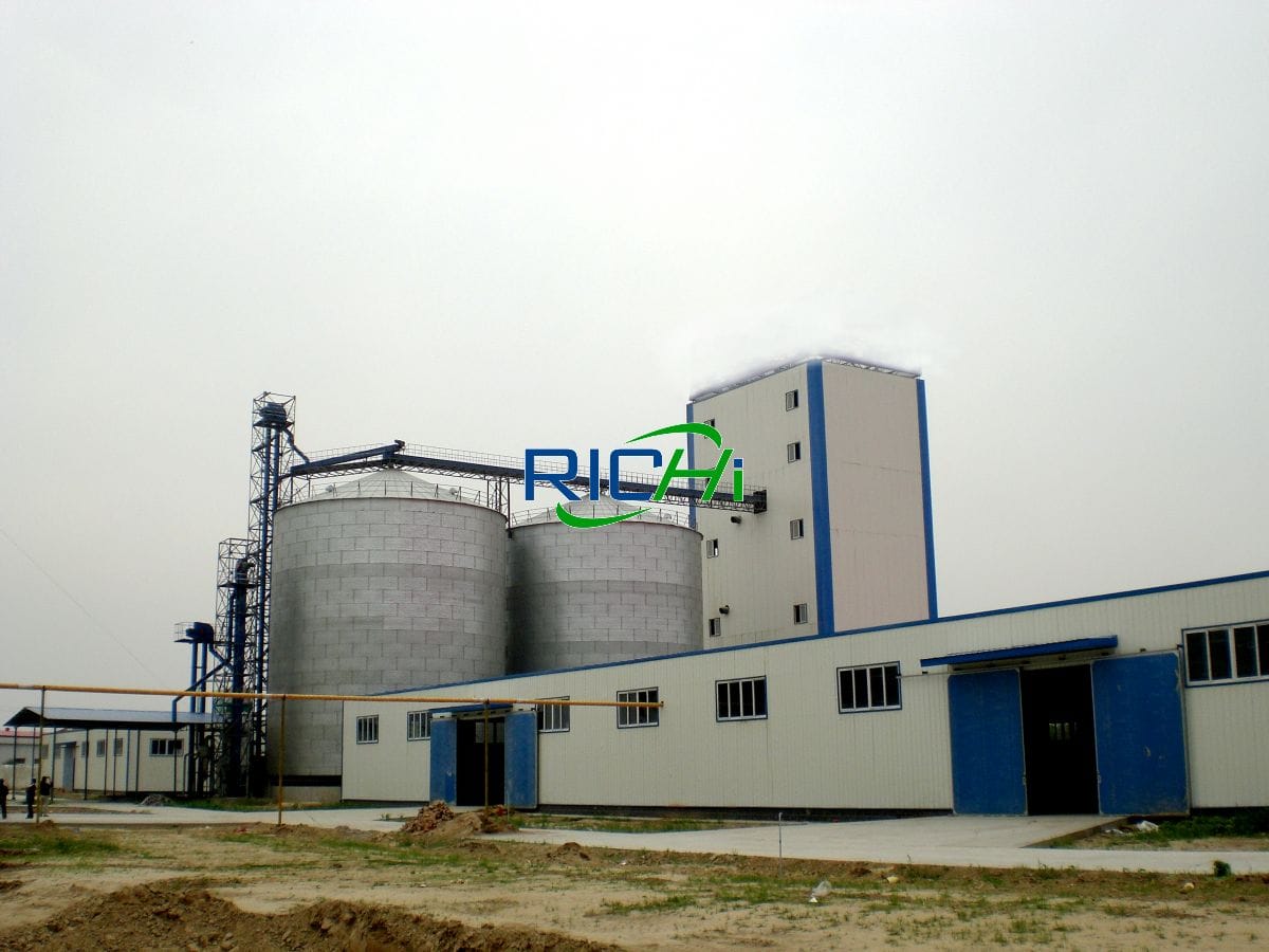 20T/H straw pellet production line in China