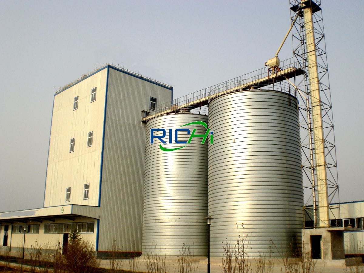 15 T/H straw pellet production line in China