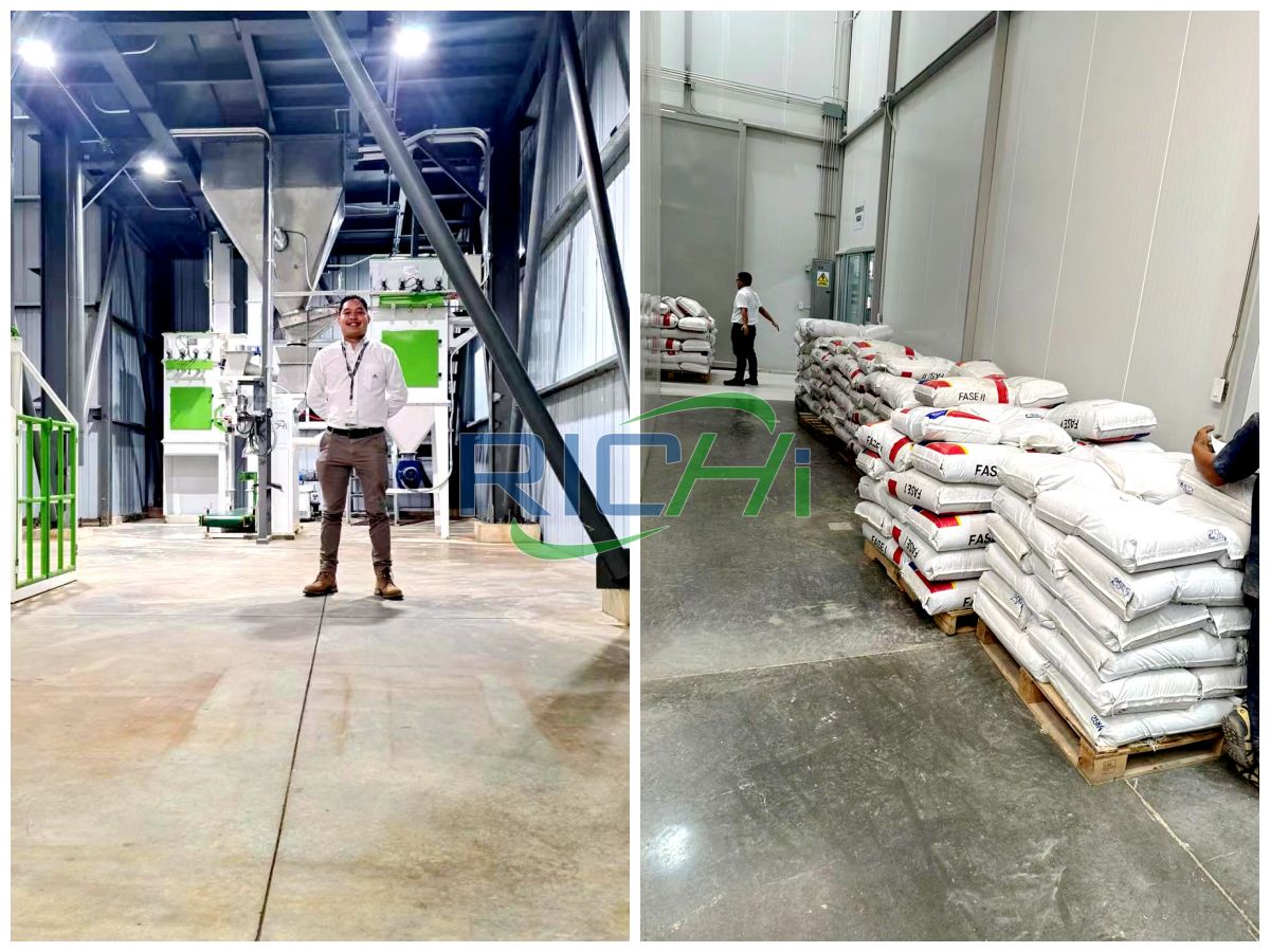 5 T/H livestock feed production line In El Salvador