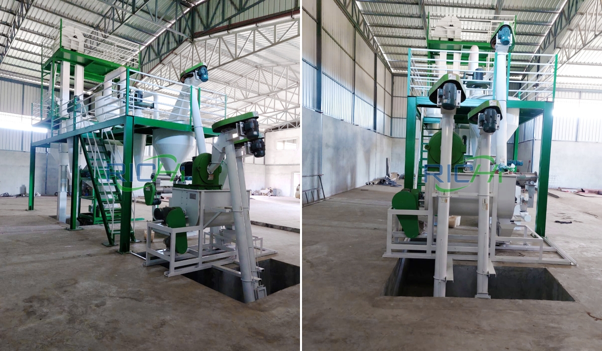 1-2t/h Feed Pellet Mill machine For Sale Australia