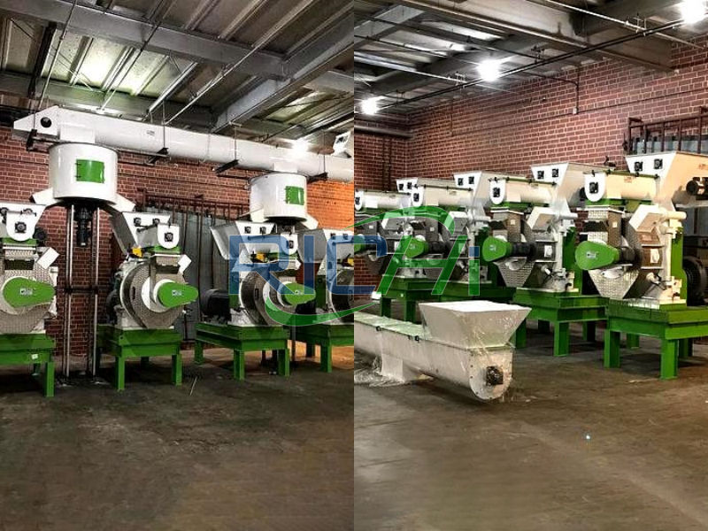 10T/H wood pellet production line in usa
