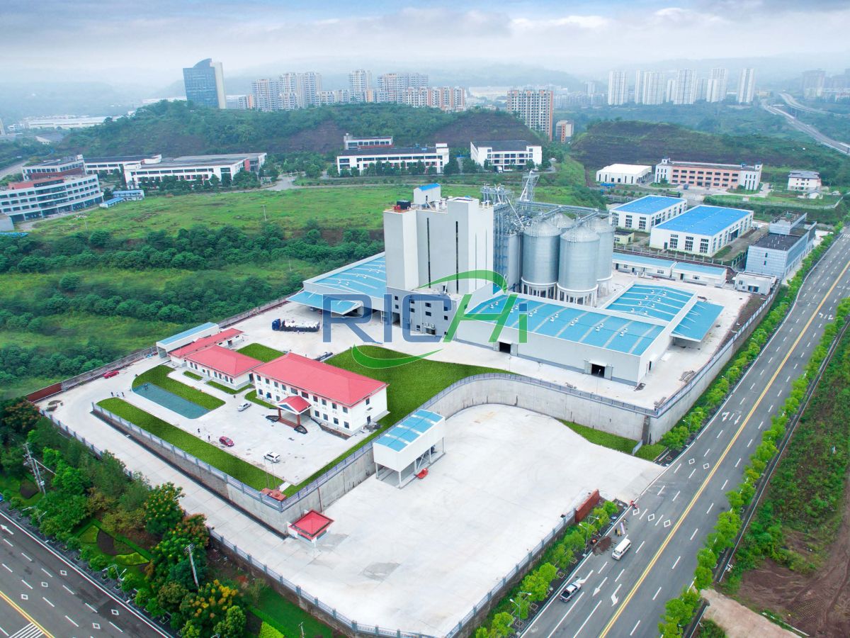 40-42T/H animal feed production line in China