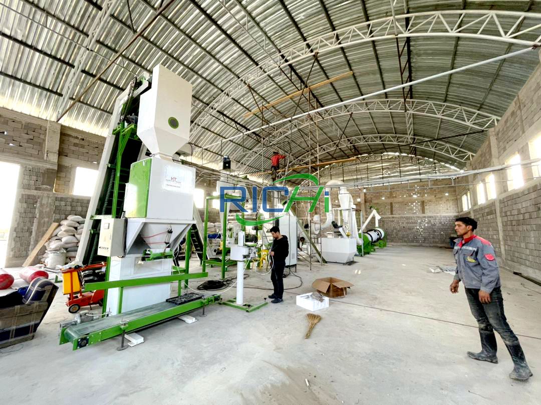 0.8-4T/H Goat Feed Pellet Machine Plant in Uzbekistan