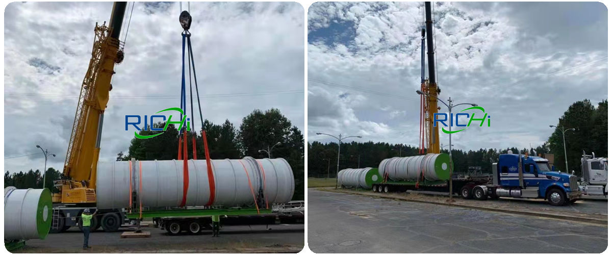 us wood pellet production line dryer