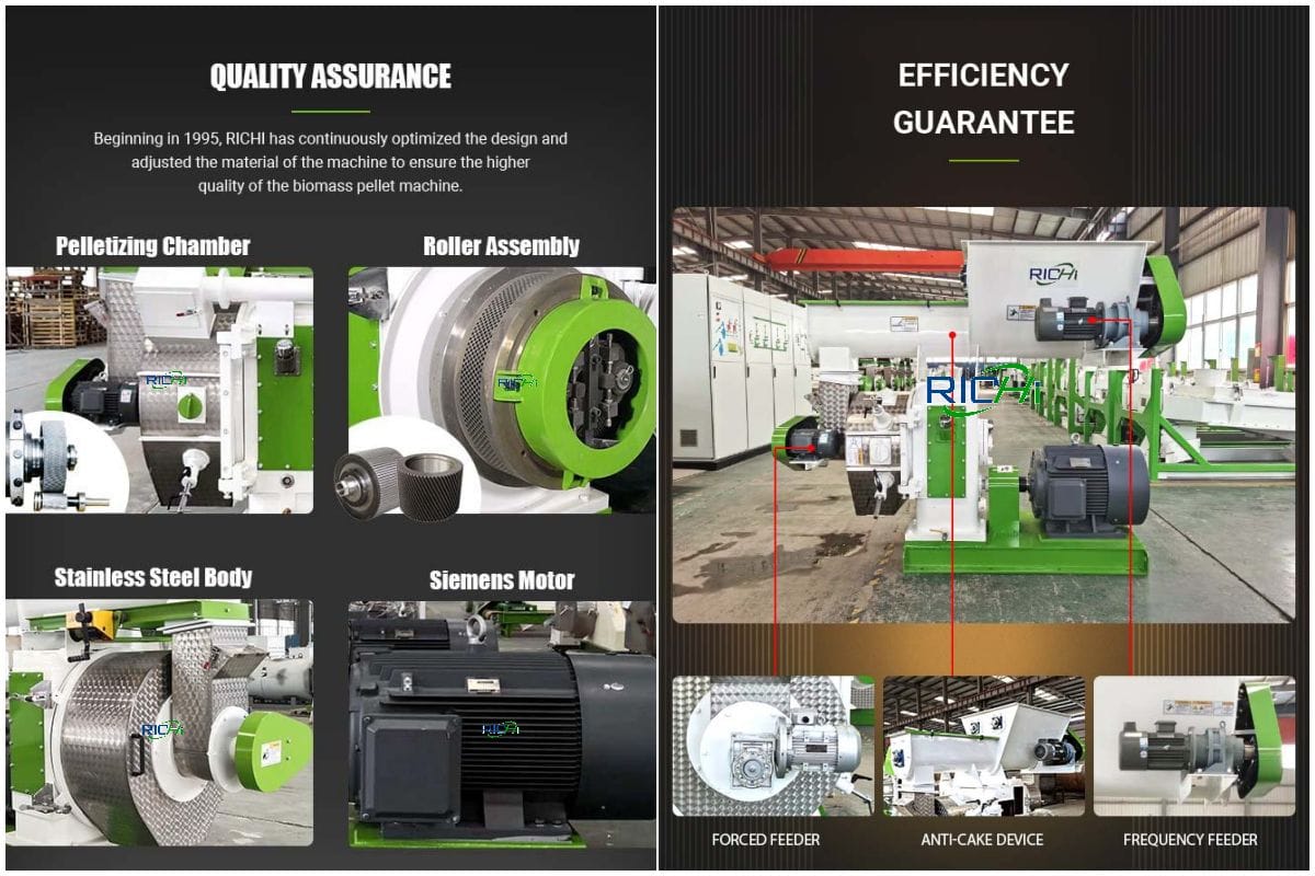 wood fuel pellets pressing equipment