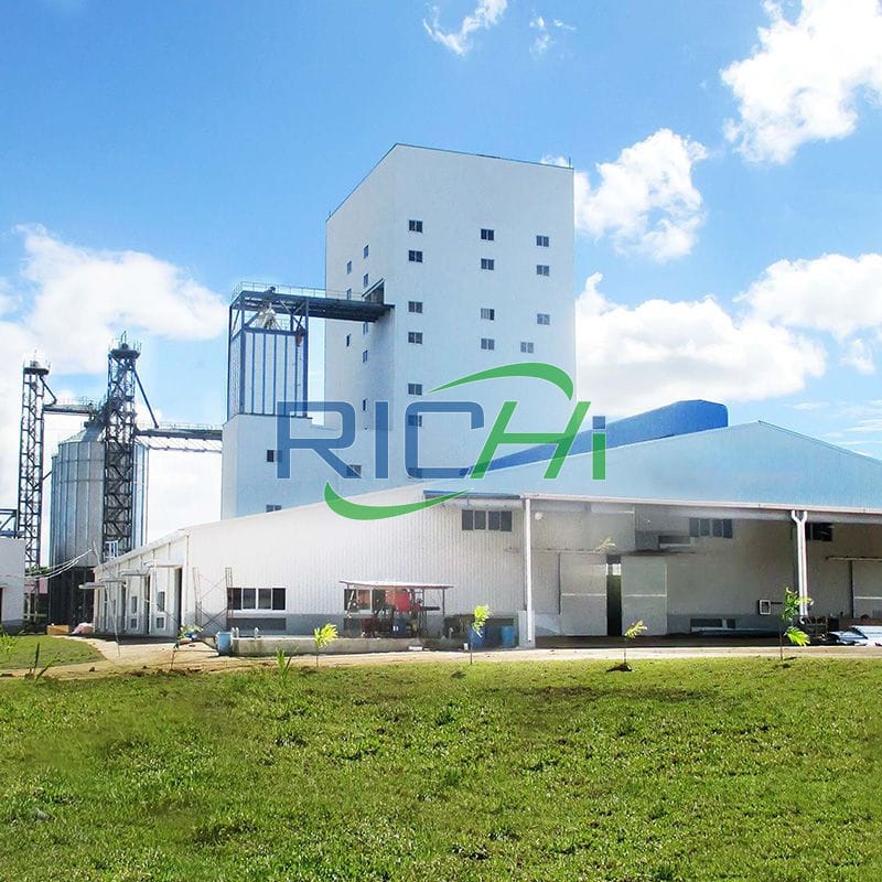 25 t/h animal feed production line project design