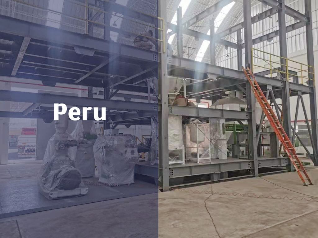 Pellet machine In Peru 1-20tph projects