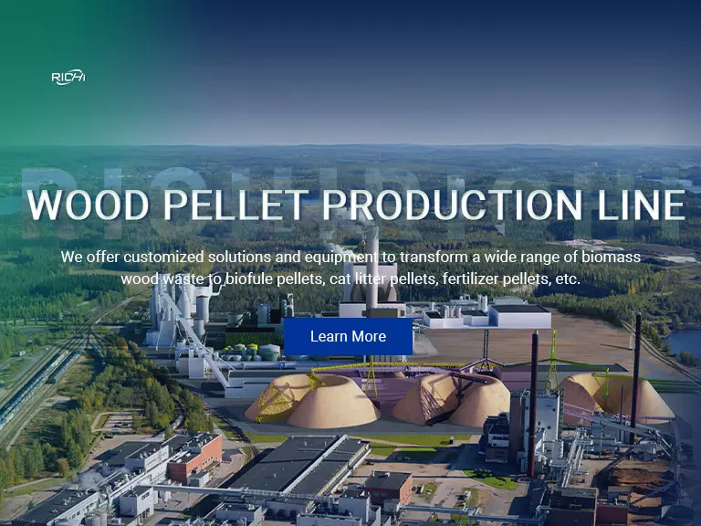 complete 1-90tph fuel wood pellet production line solution