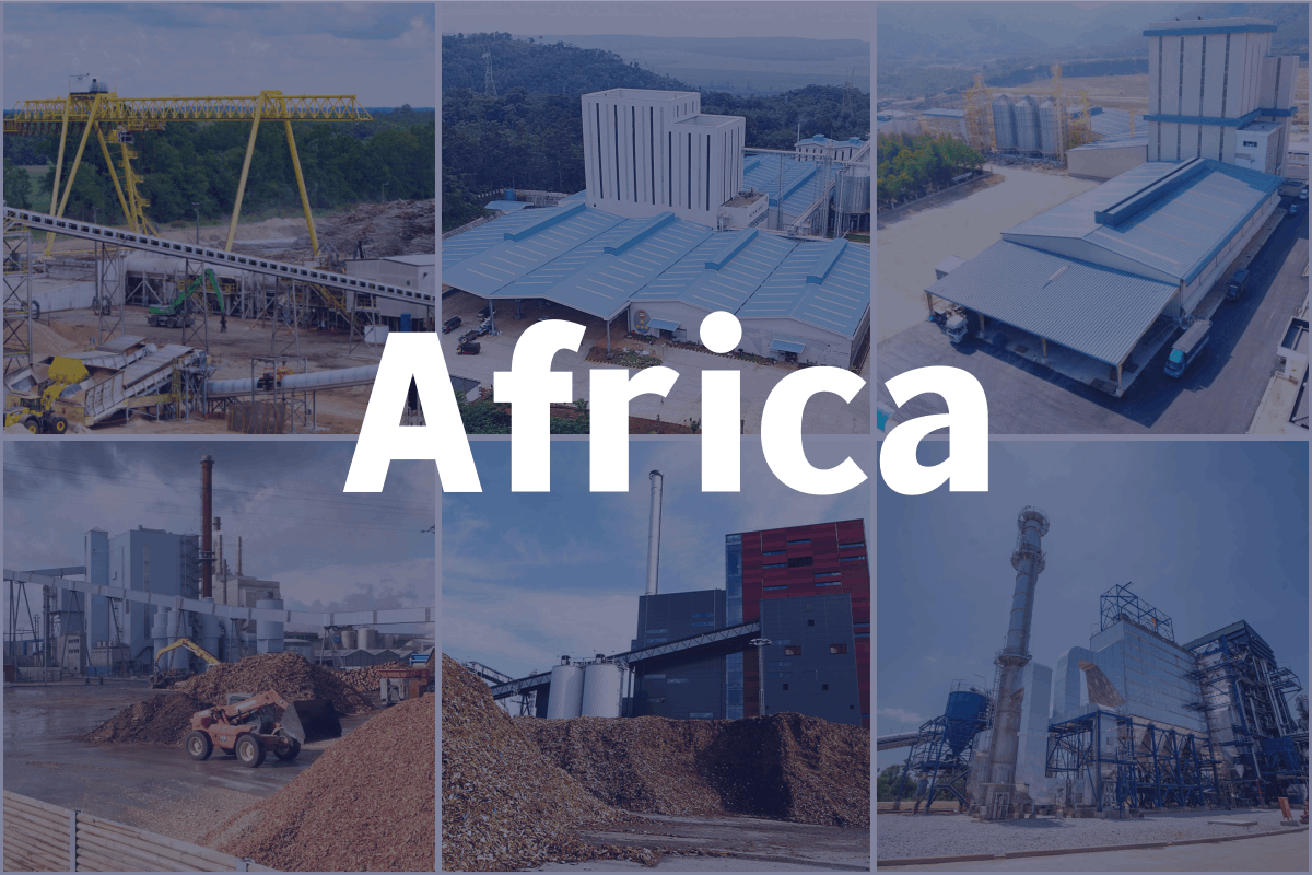 pellet machine for sale Africa 1-100t/h projects
