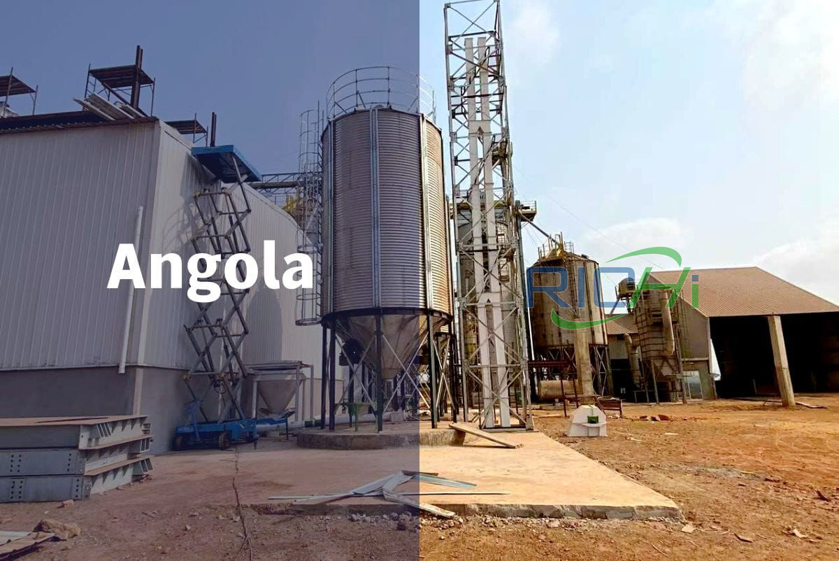 pellet machine for sale Angola 1-20tph projects