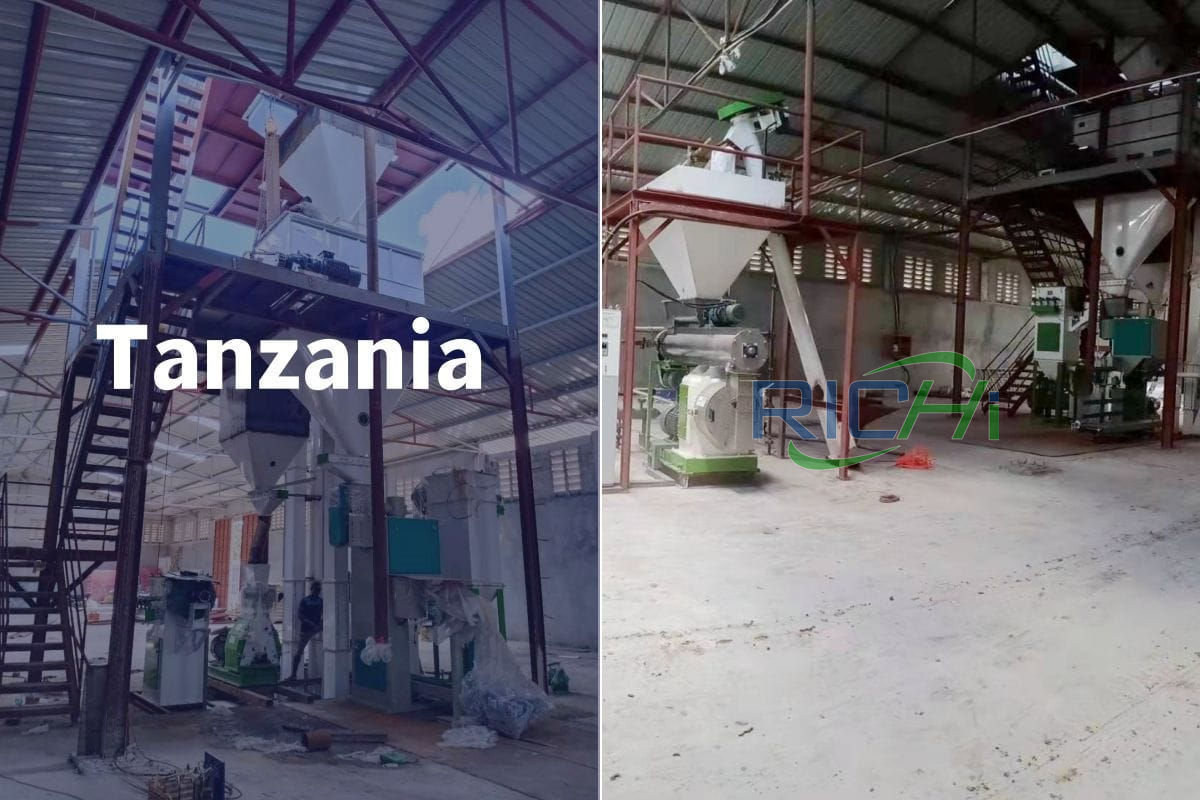 pellet machine for sale Tanzania 1-20tph projects