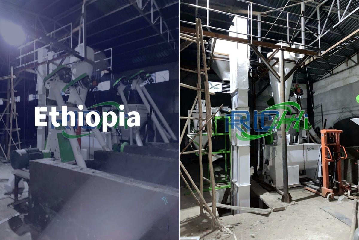 pellet machine in Ethiopia 1-40tph projects