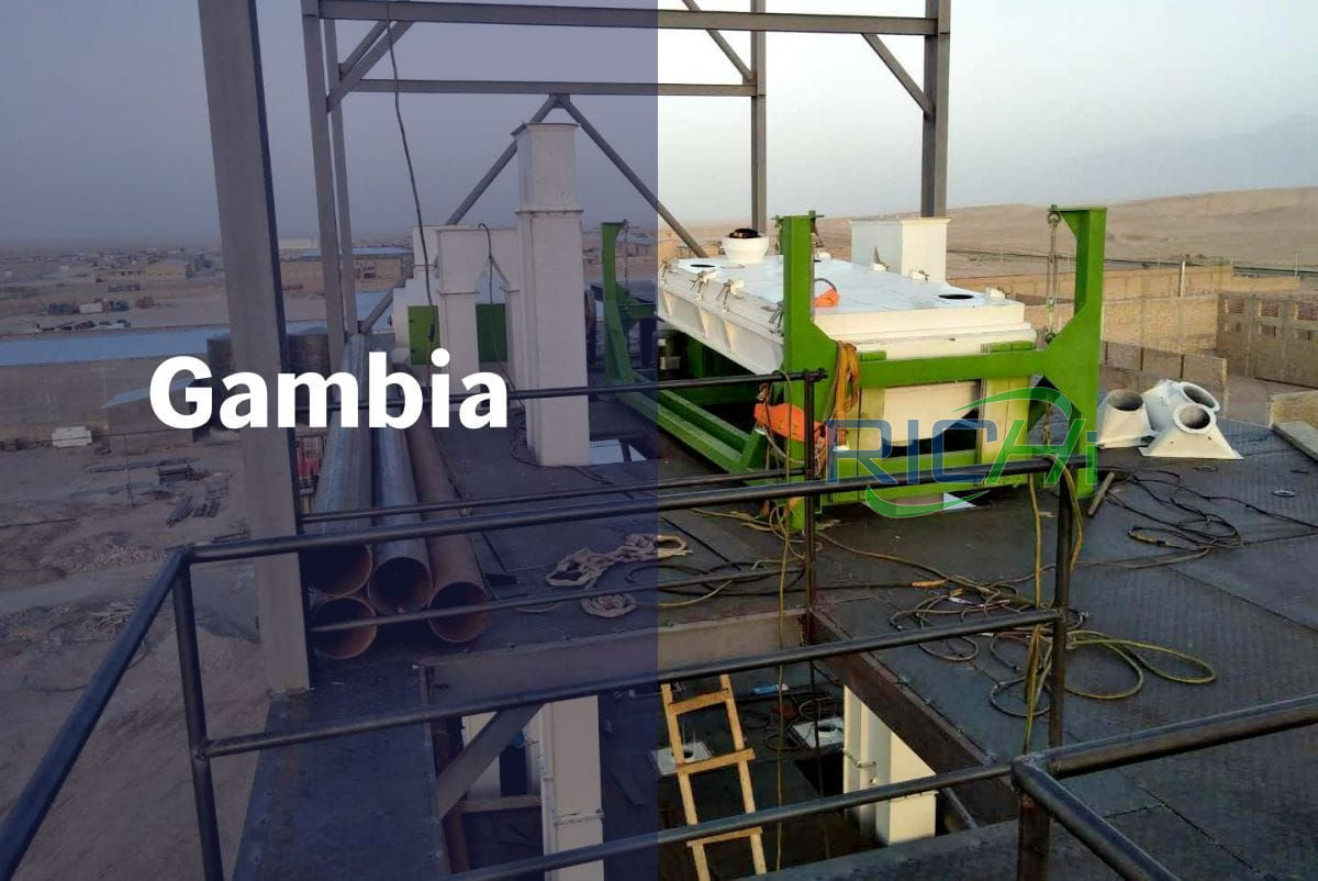 pellet machine in Gambia 1-20tph projects