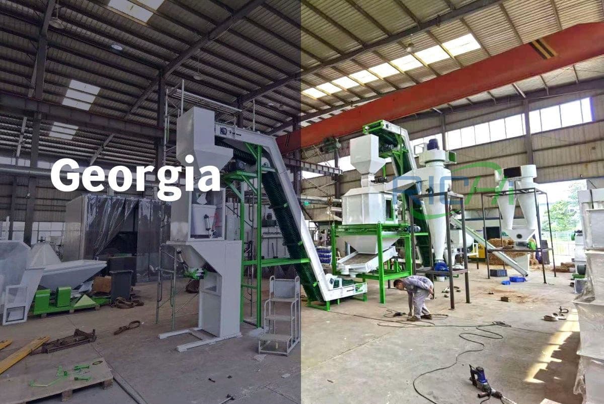 pellet machine in Georgia 1-20tph