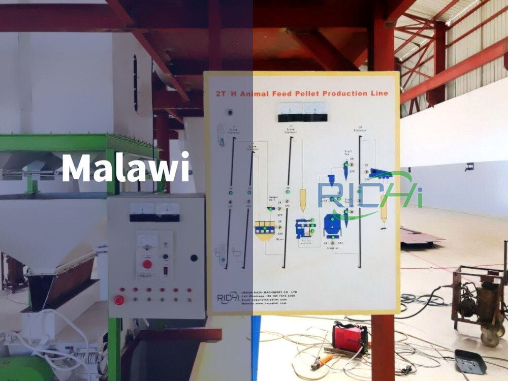 pellet machine in Malawi 1-20tph projects