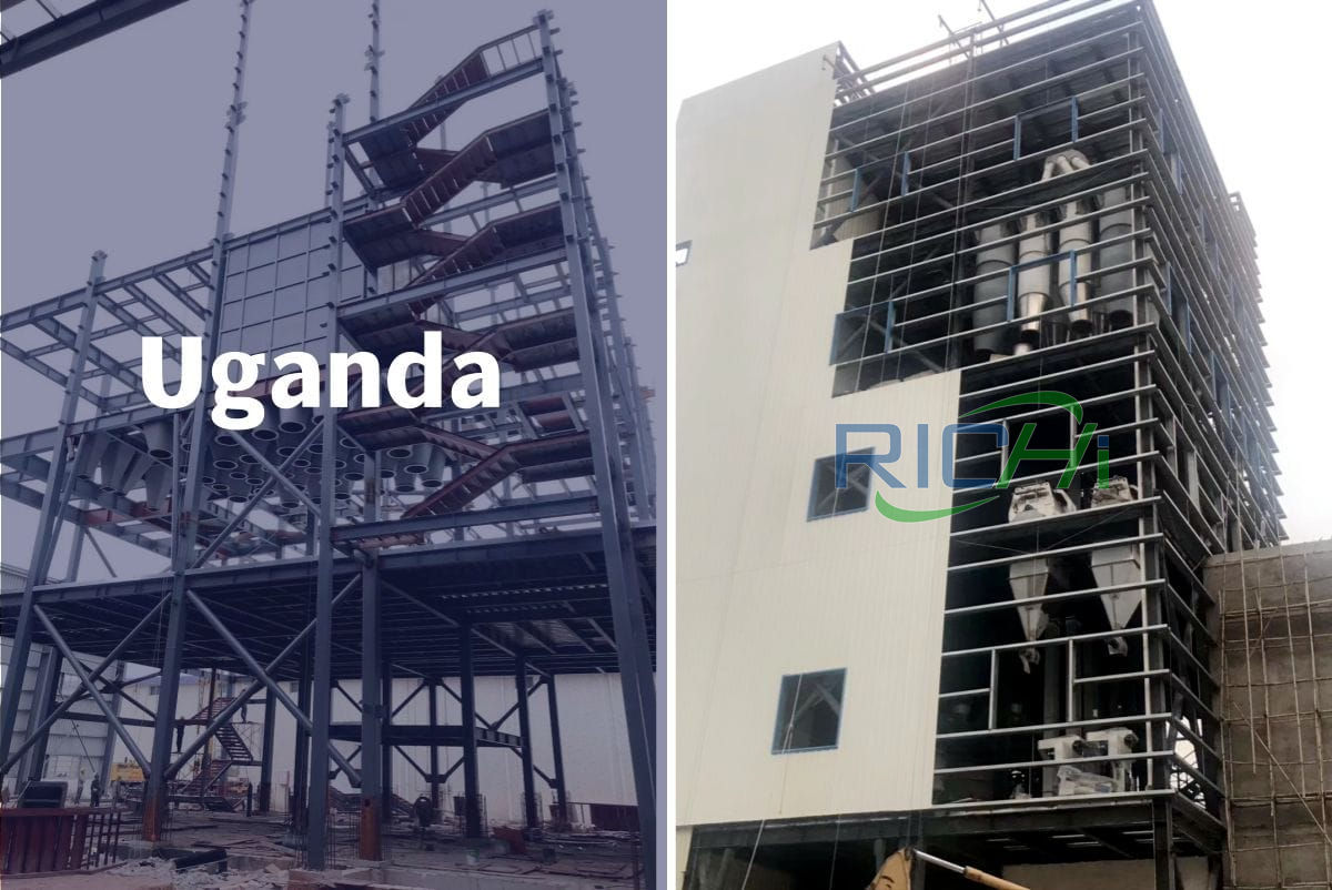 pellet machine in Uganda 1-60tph projects