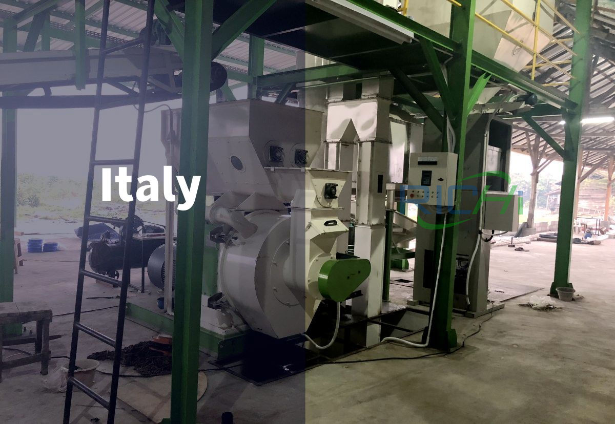 pellet mill for sale Italy 1-20tph projects