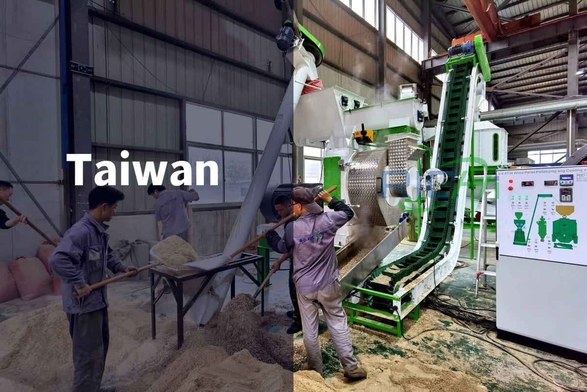 pellet press in Taiwan 1-20tph