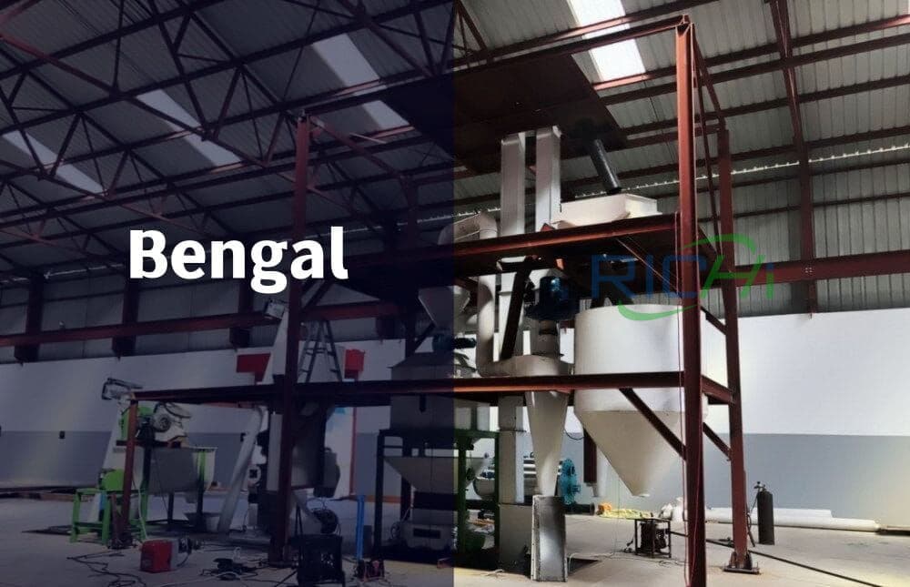 pelletizing machine in Bengal 1-20tph