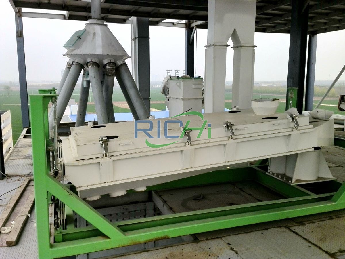 vibrating sieve screen for chicken feed plant