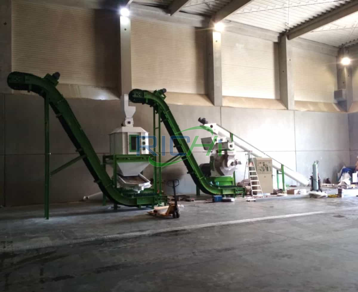 1-2 t/h wood pellet press machine Germany project