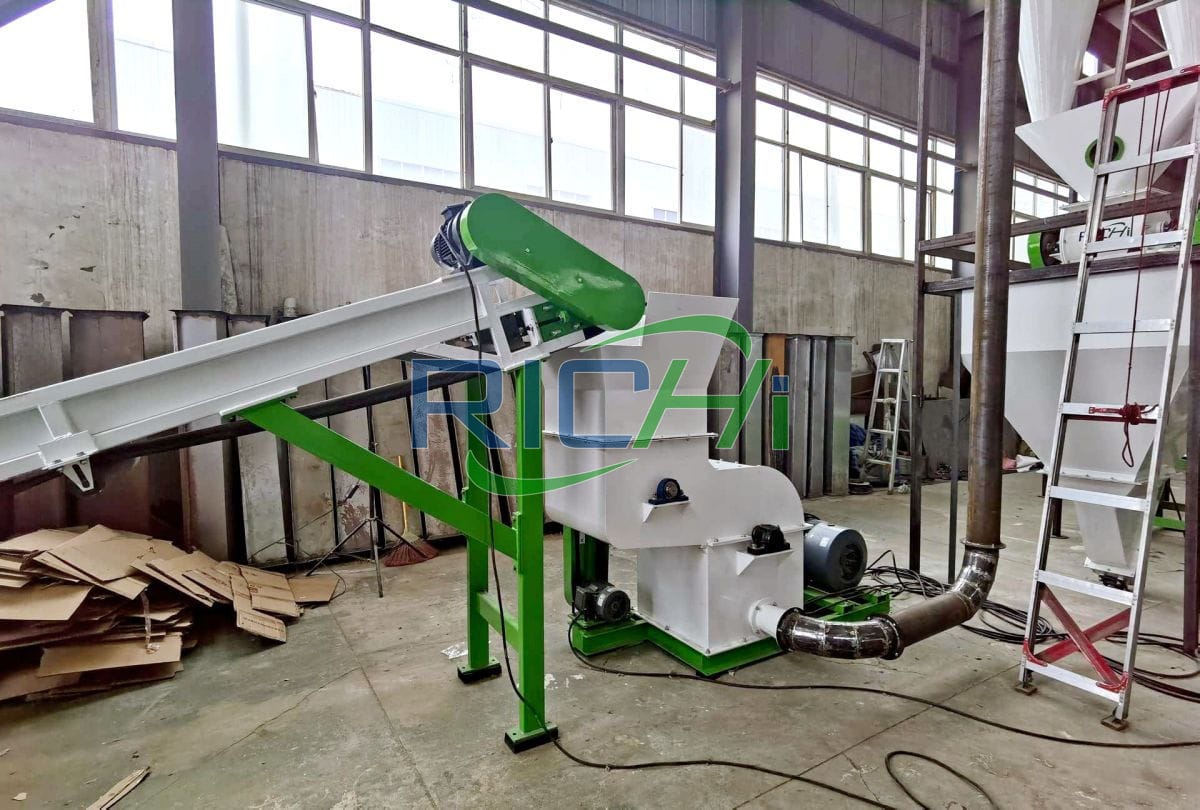 paper pellet plant crusher machine