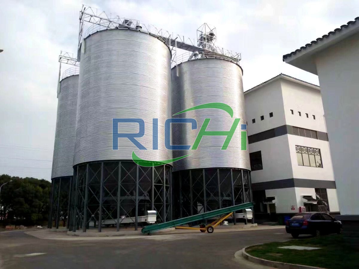 silos for storage of grains