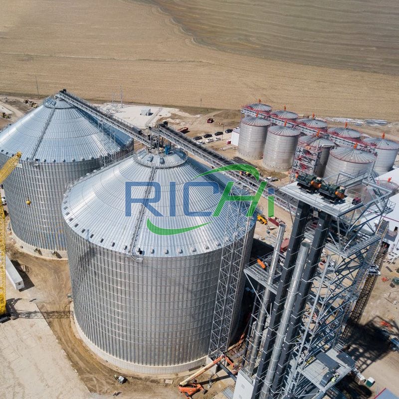 silos for storing grains