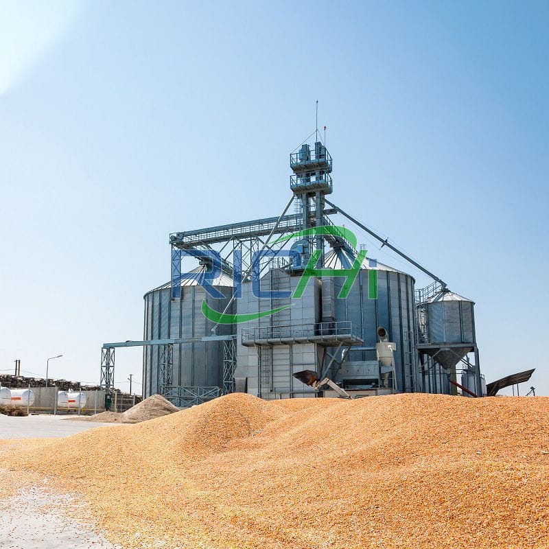 wood chip silo storage