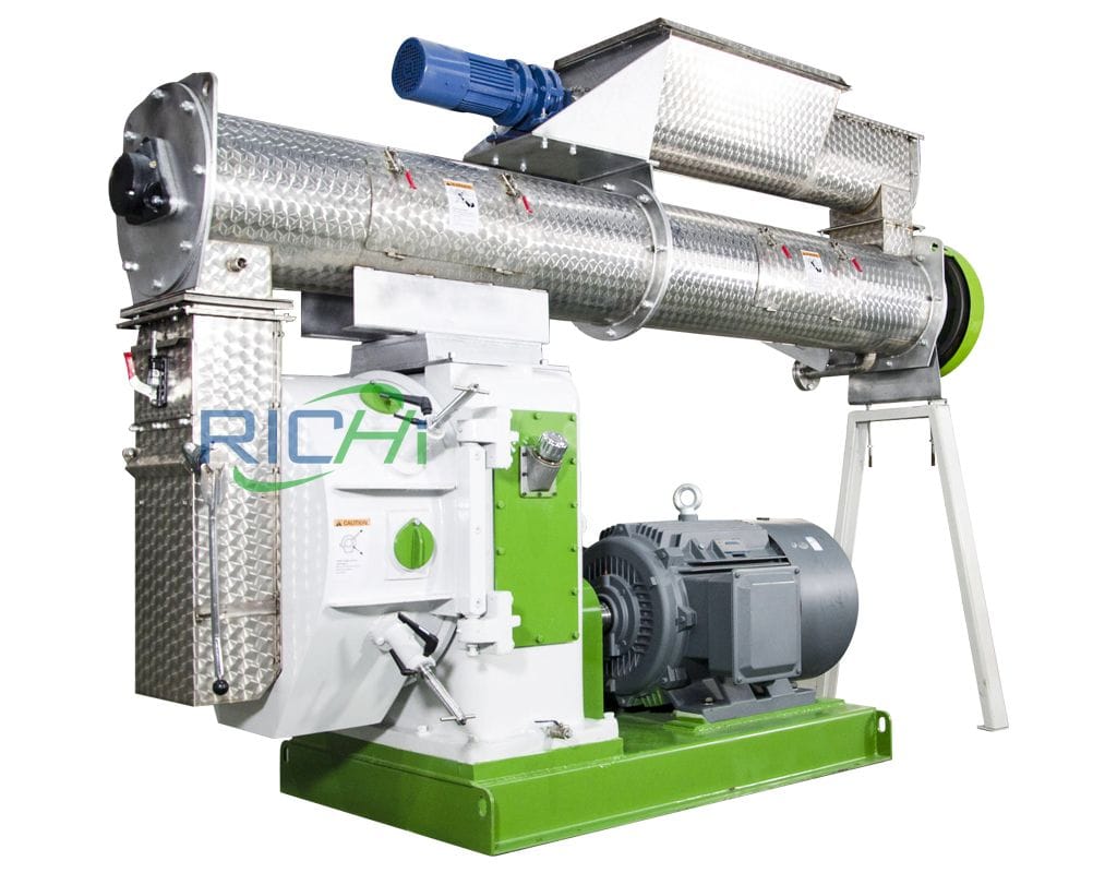 Peanut shell feed pellet machine