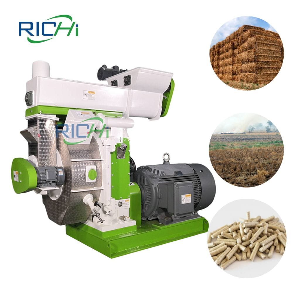 Rice straw pellet making machine