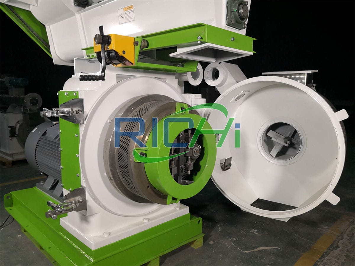 Working principle of leaf pellet mill machine