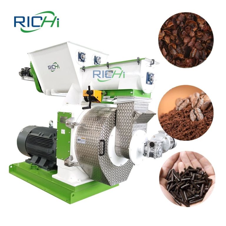 Factory Offer 0.610T/H Coffee Pellet Machine For Husk & Grounds