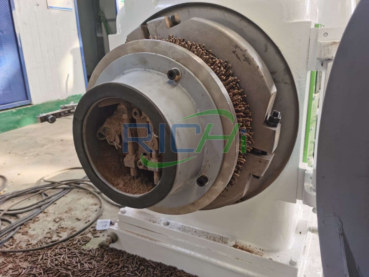 leaf pellet making machine testing