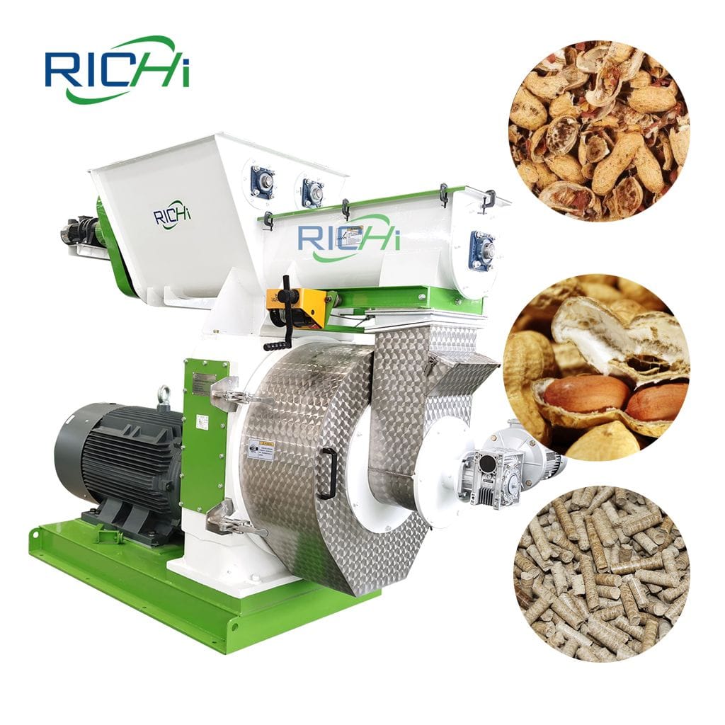 peanut shell pellet machine