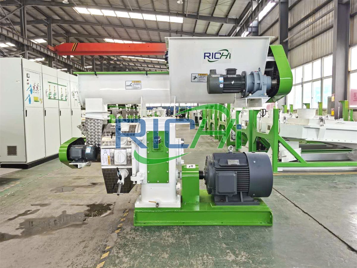 Working Principle Of wheat straw pellet machine