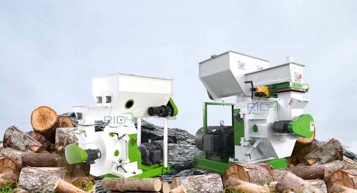 softwood and hardwood pellet mill equipment