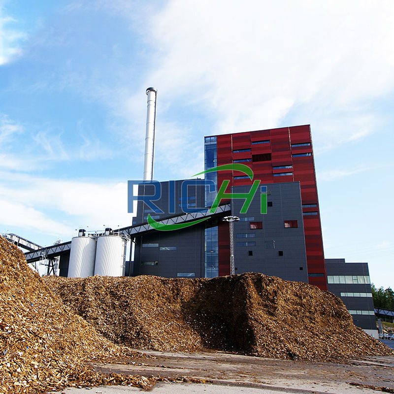 8T/H Wood waste and corn stalk pellet machine line design