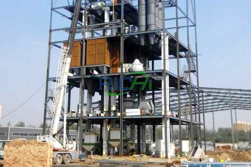 15 T/H chicken feed mill plant In Uganda