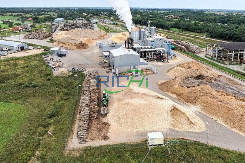 1-10MT complete ce 10 000MT per month wood pellet production line in Germany