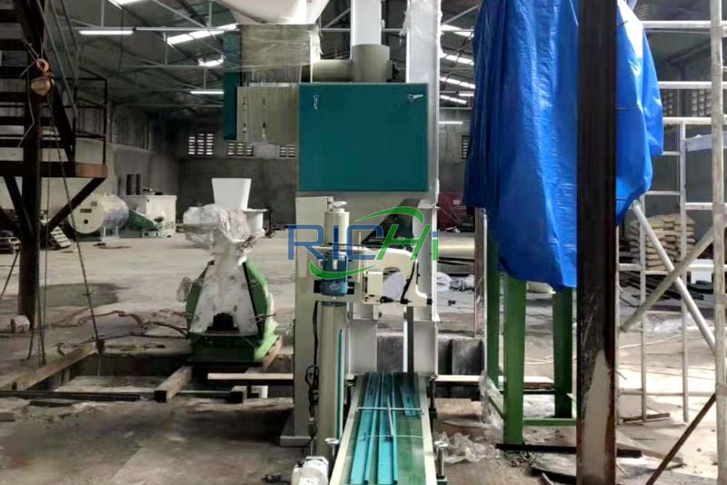 1-10MT complete ce Complete animal feed production line in asia