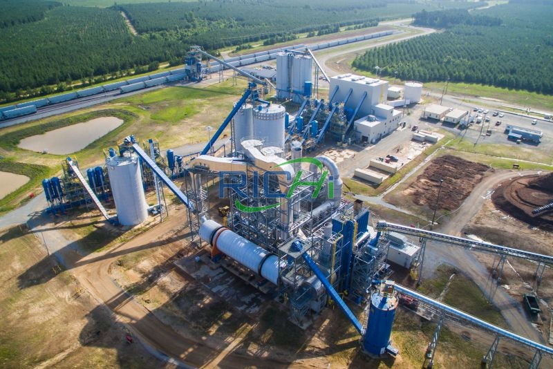 15-20 T/H industrial wood pellet plant construction in USA