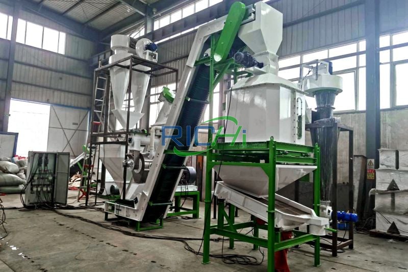 1-10MT complete ce wood pellet production line wood pellet line in india