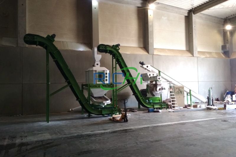 1-20MT Alfalfa pellet machine biomass pellet plant in Romania