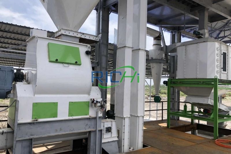1-20MT animal poultry cattle chicken feed processing machine in asia