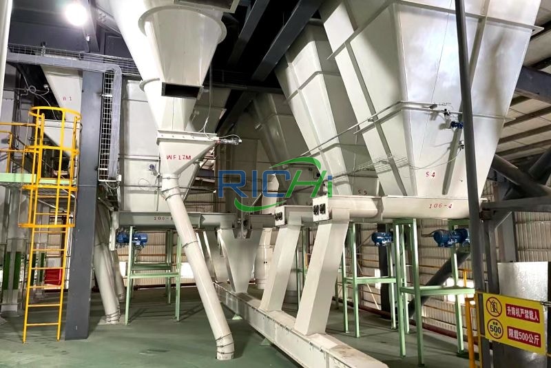 1-20MT complete ce feed mill equipment of pelletization