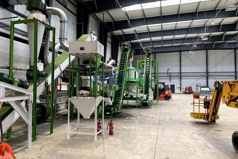 1-20MT pellet plant use sawdust dryer in Poland